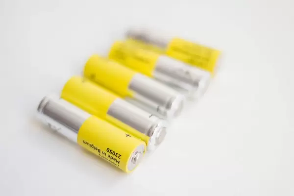 Gelbe Mignon AA Batterien