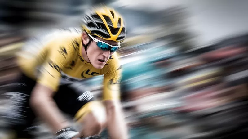 Gelbes Trikot bei der Tour de France