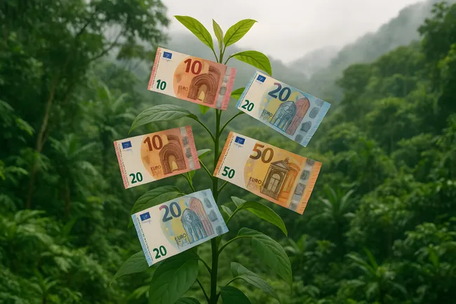 Geld spriessende Tropenwaldpflanze - Kostenloses Stockfoto