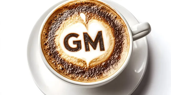 Gemahlener Kaffee mit Milchschaum-Künstler