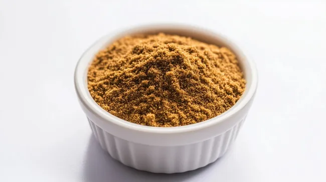 Gemahlener Kreuzkümmel in Keramikschale