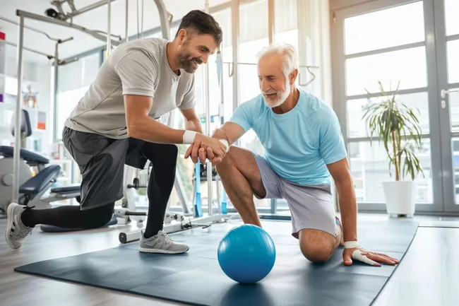 Gemeinsames Training im Fitnessstudio