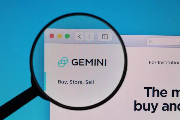 Gemini logo under magnifying glass