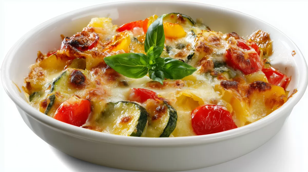 Gemüseauflauf superschnell und variabel mit Käse