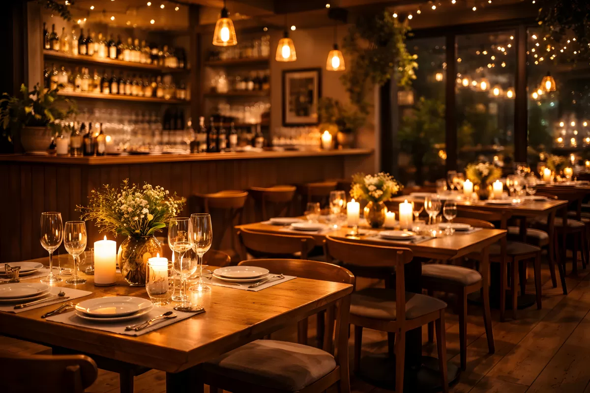 Gemütliche Atmosphäre in einem Landgasthof