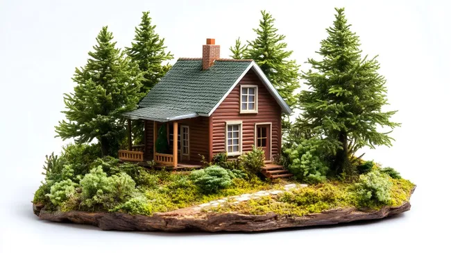 Gemütliches Miniaturhaus im Waldidyll