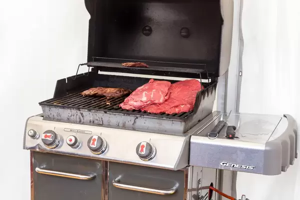Genesis Grill mit Steak