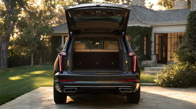 Geräumiger Kofferraum eines modernen E-Autos