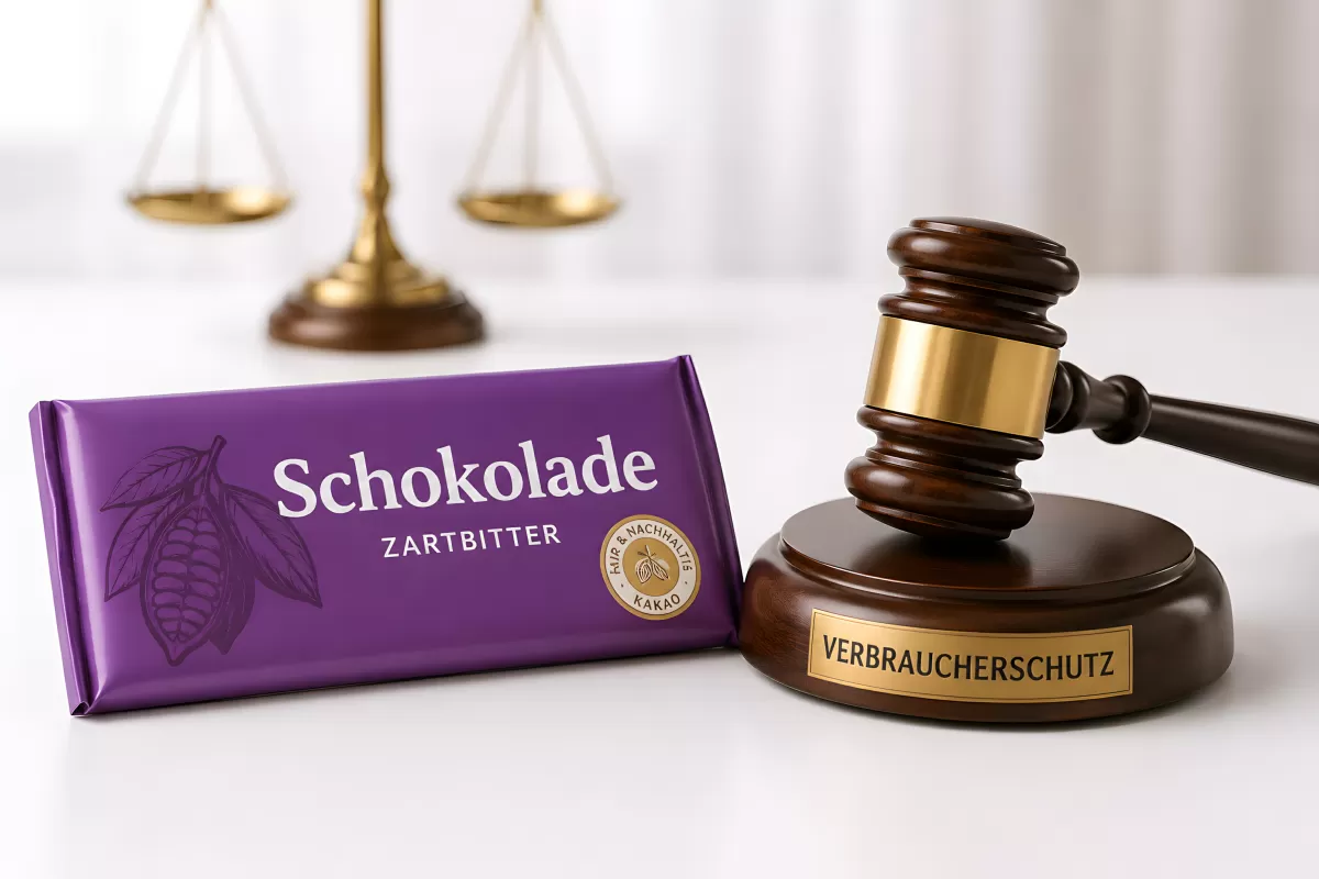 Gerichtsurteil bestätigt: Milka-Tafel jetzt offiziell eine Mogelpackung
