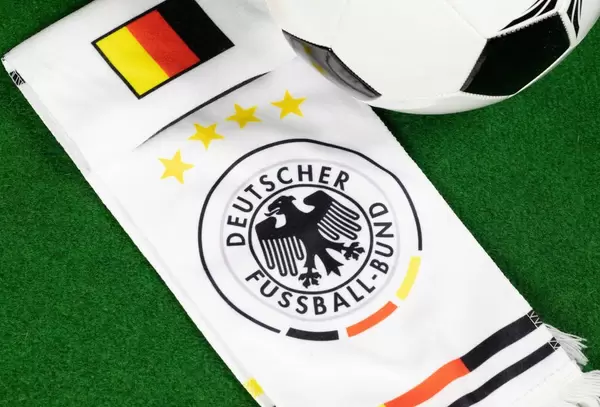 German Football Association logo on scarf