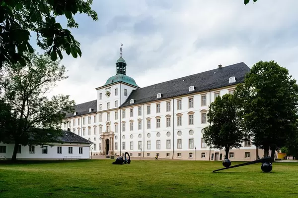 German Gottorf castle in the city of Schleswig