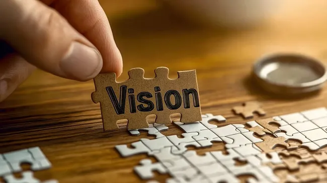 Geschäftsideen visualisieren mit Puzzle-Metapher