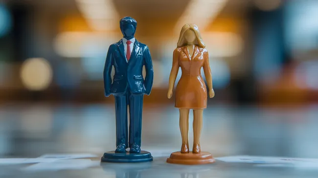 Geschäftsleute als Symbol für Gleichberechtigung