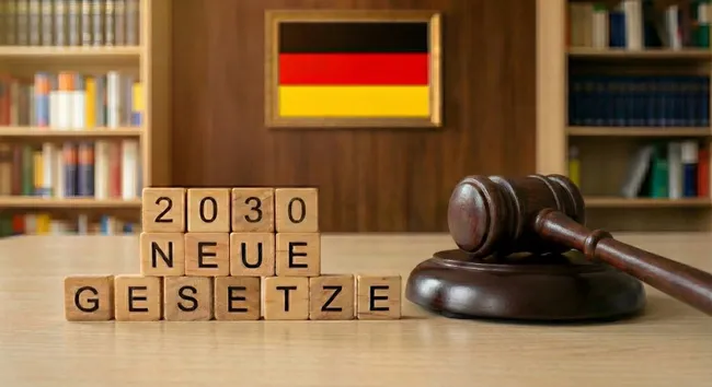 Gesetzesreform 2030 - Bild mit Richterhammer