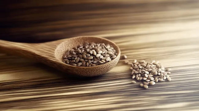 Gesunde Lebensmittel auf hölzernem Untergrund