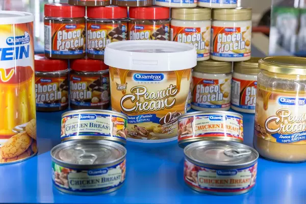 Gesunde und proteinreiche Nahrungsmittel von Quamtrax