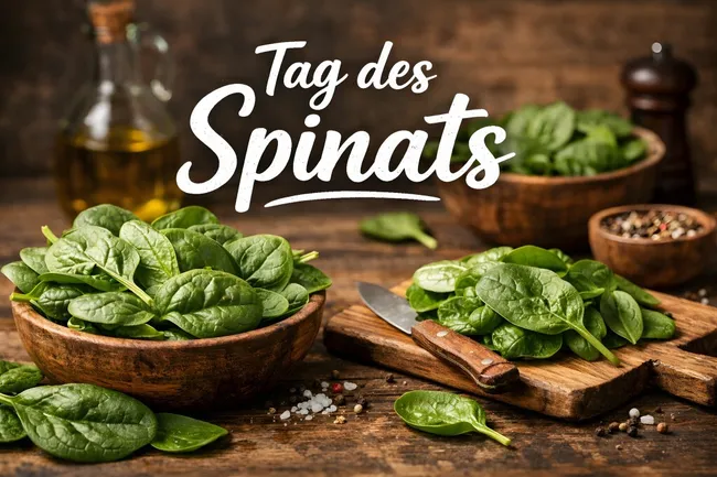 Tag des Spinats am 26. März