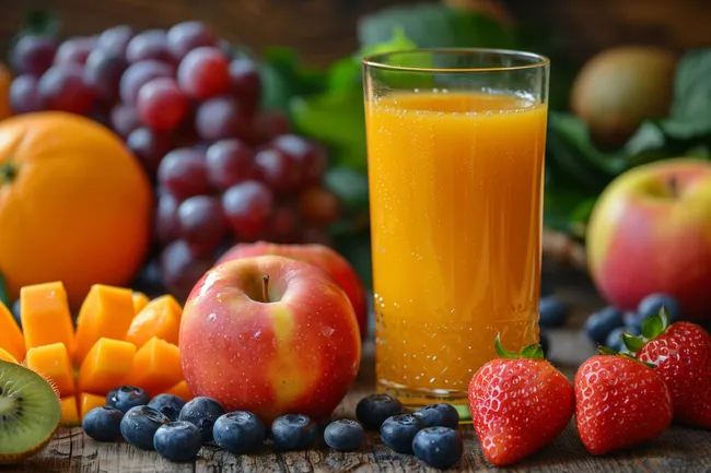 Gesunder fruchtiger Smoothie-Mix