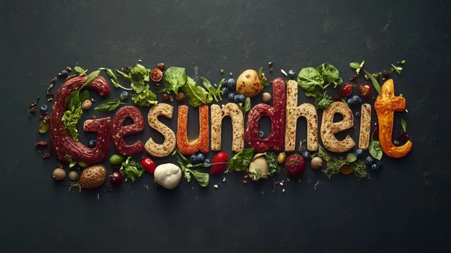 Gesunder Lebensstil: Vielfalt frischer Zutaten