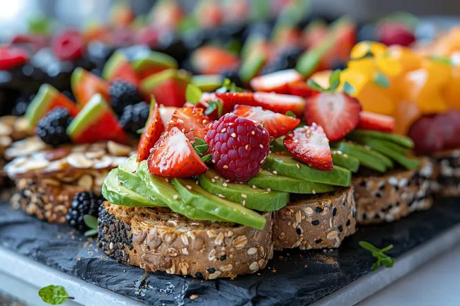 Gesunder Snack aus frischen Früchten