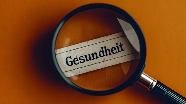 Gesundheitsthema im Fokus der Lupe