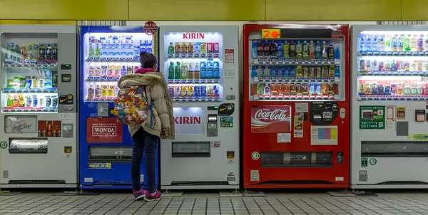 Getränkeautomaten in Tokio
