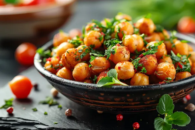 Gewürzte Kartoffeln mit frischen Kräutern