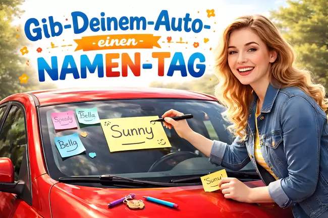 Gib-Deinem-Auto-einen-Namen-Tag am 2. Oktober