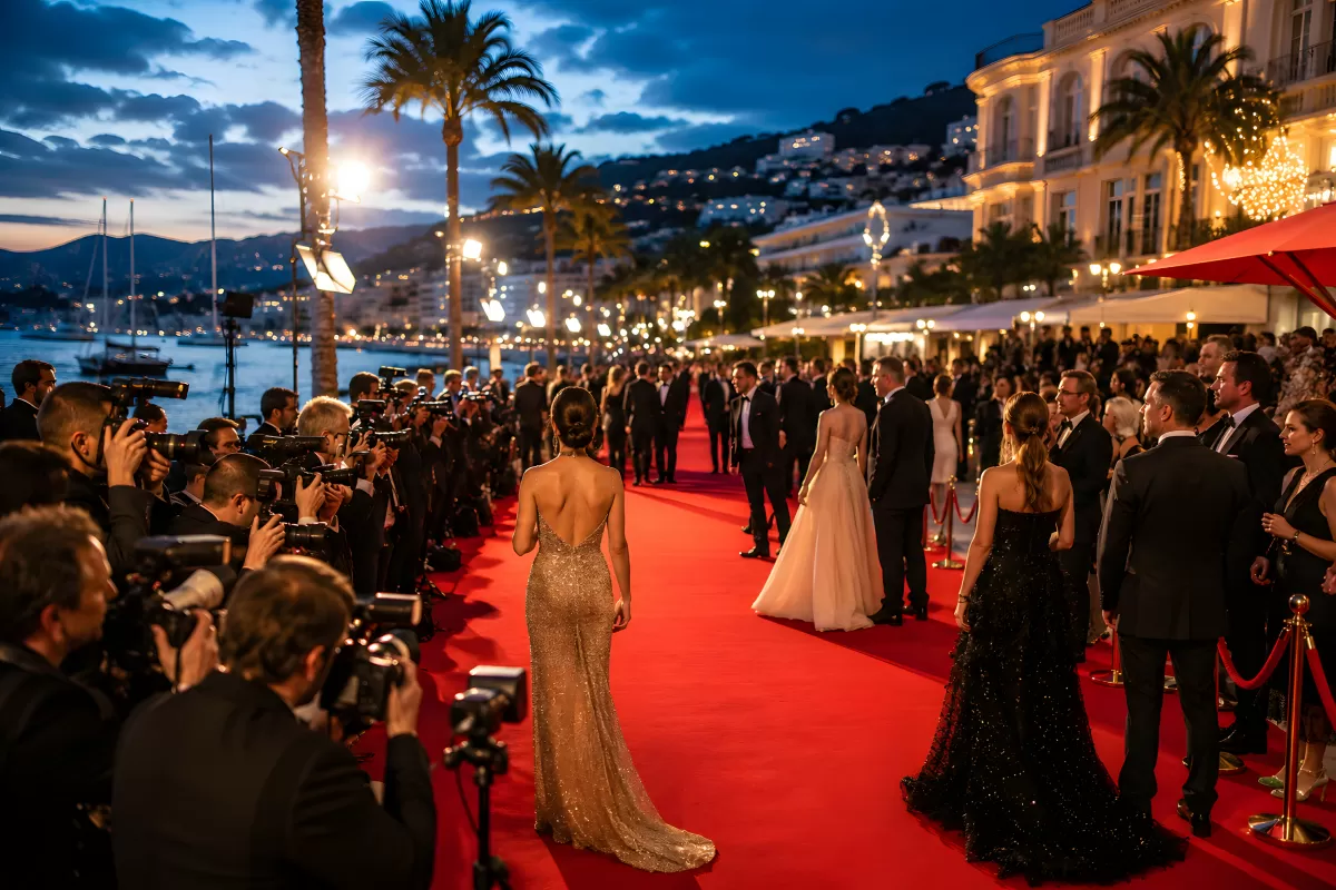 Glamouröser Roter Teppich bei Filmfestival in Cannes