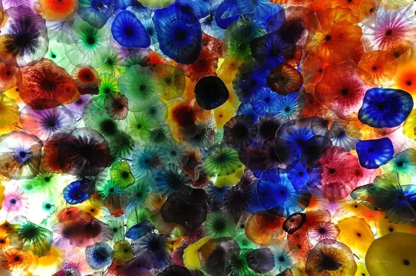 Glass Flowers Ceiling at Bellagio Hotel in Las Vegas, Nevada