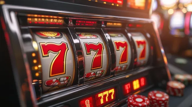 Glückssymbole auf Spielautomaten - Kostenloses Casinofoto