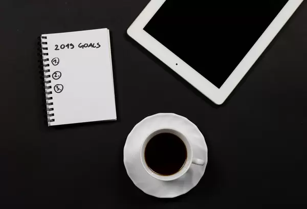 Goals 2019 business concept