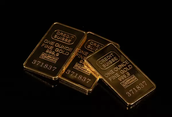 Gold bars and Financial concept