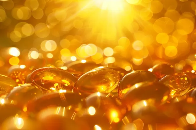 Goldgelber Glanz - Stimmungsvoller Hintergrund