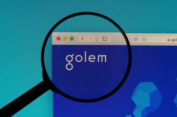 Golem logo under magnifying glass