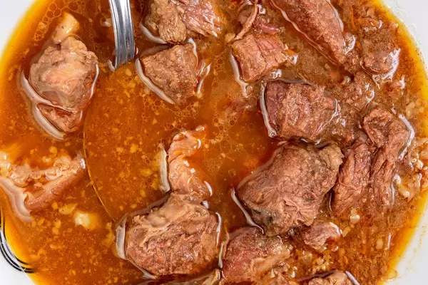 Goulash meal with Beef meat