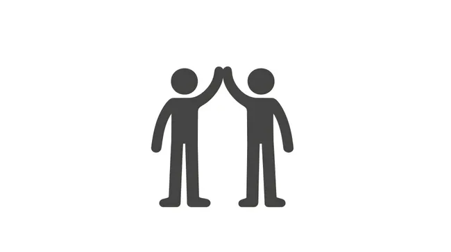 Grafik für Teamwork und Zusammenarbeit