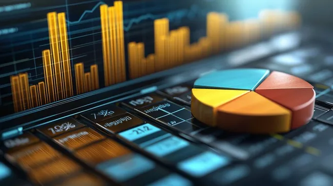 Grafiken und Diagramme für Investitionsstrategie
