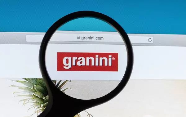 Granini logo under magnifying glass