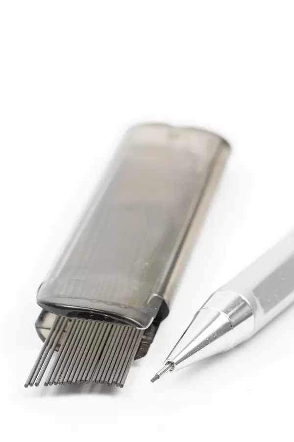 Graphite for school pencils closeup image