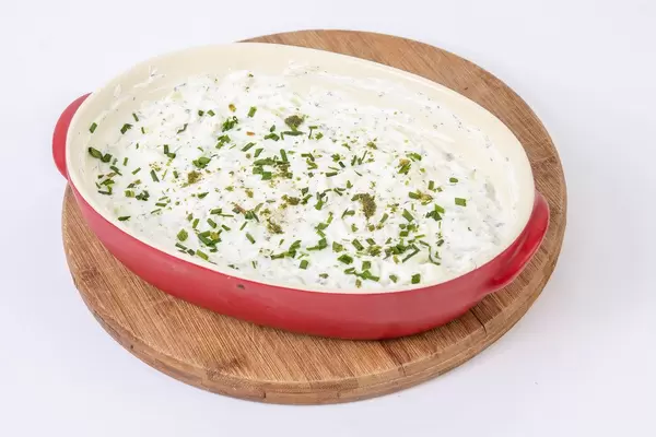 Grated Cucumber salad with Onions and Sour Cream (Flip 2019)
