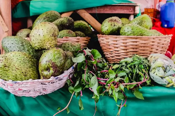 Green fruits and vegetables on baskets (Flip 2019)