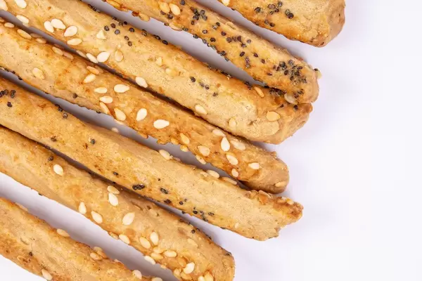 Grissini with Poppy Seed and Sesame
