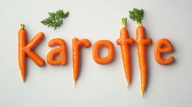 Großaufnahme von Karotten - natürliches Bio-Gemüsemotiv