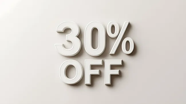 Großer Rabatt auf Einkäufe - 30% Verkaufsangebot