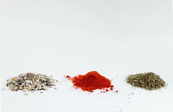 Group of different kinds of spices