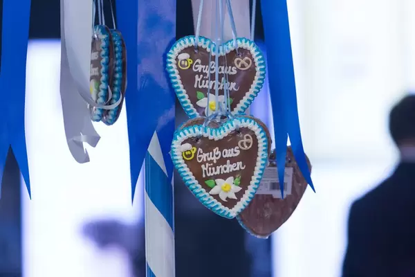 Gruß aus München - Lebkuchenherz