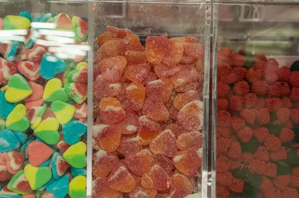 Gummibonbons in Form von Herzen, USA