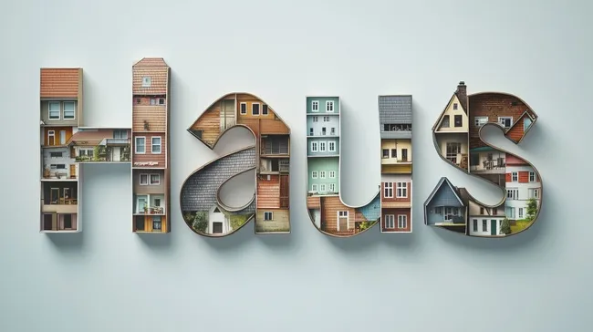 Häuserlandschaft in typischer Architektur