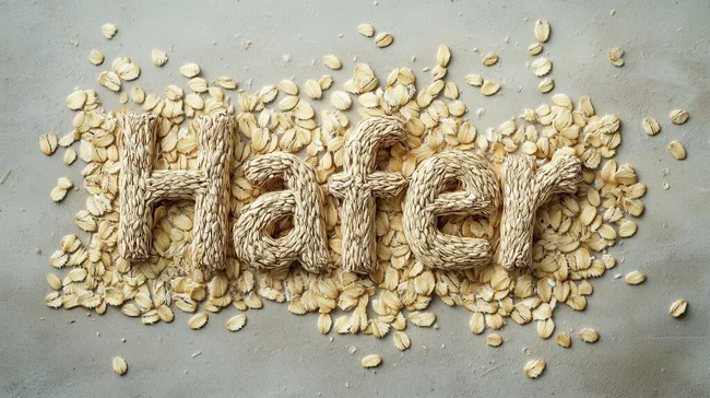 Haferkörnerskulptur mit rustikalem Charme